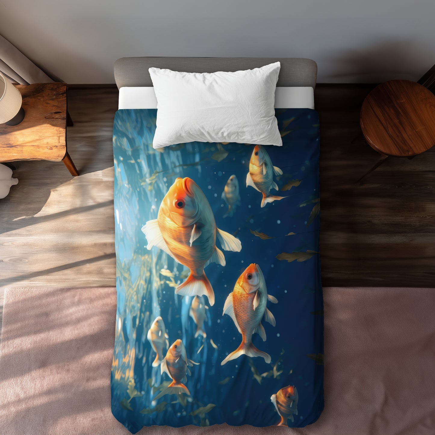 Free flow White Duvet Cover - Elegant Home Decor Essential