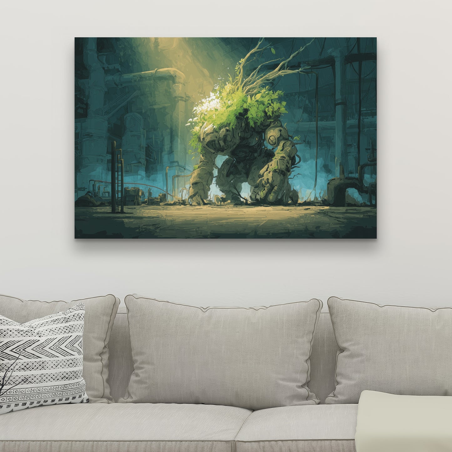 The golem - 24"x24" Canvas