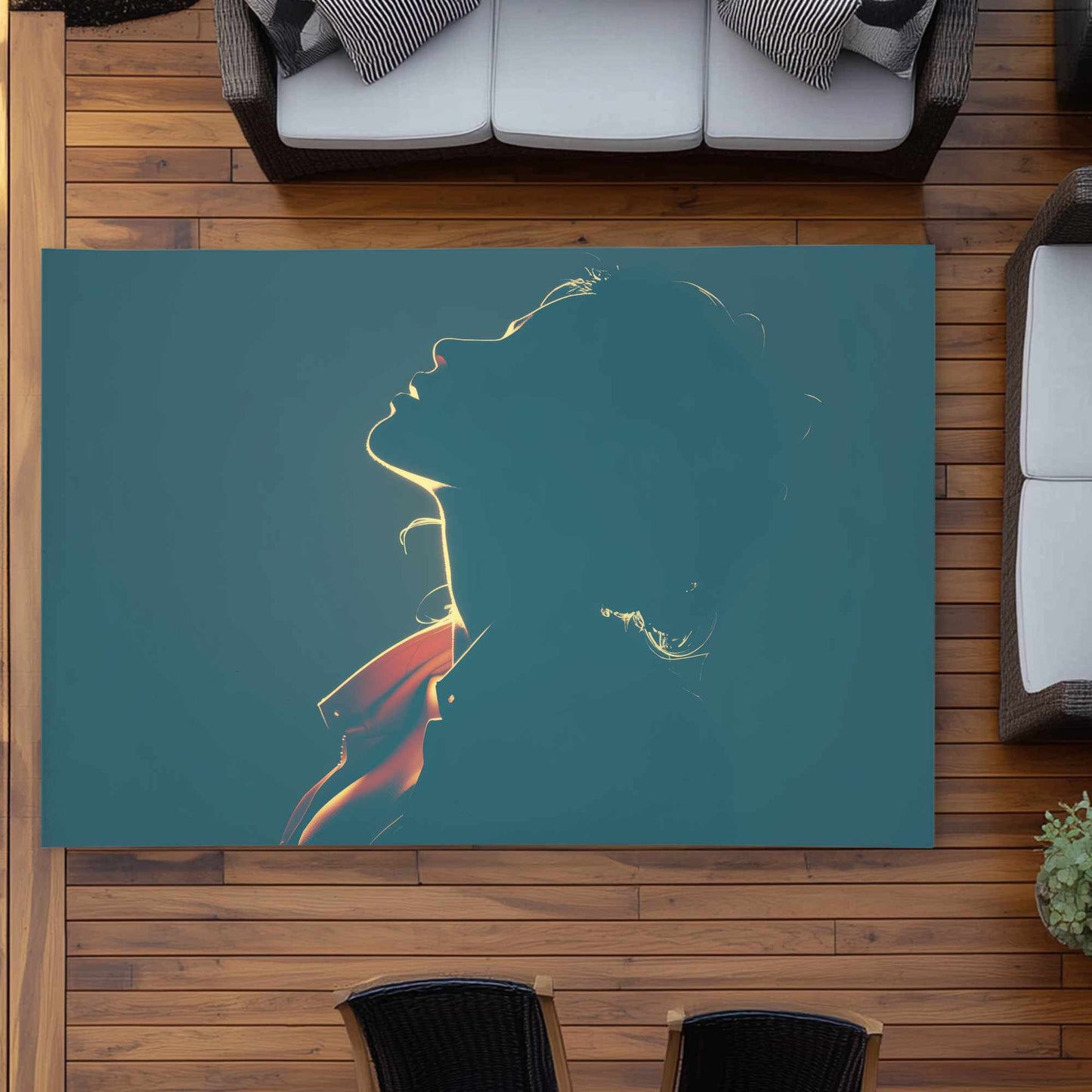 Tapis d'extérieur Silent Light Whisper | Décoration d'intérieur
