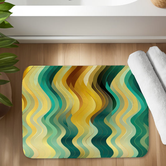 Rich by design - Gold Bath Mat for Elegant Home Decor