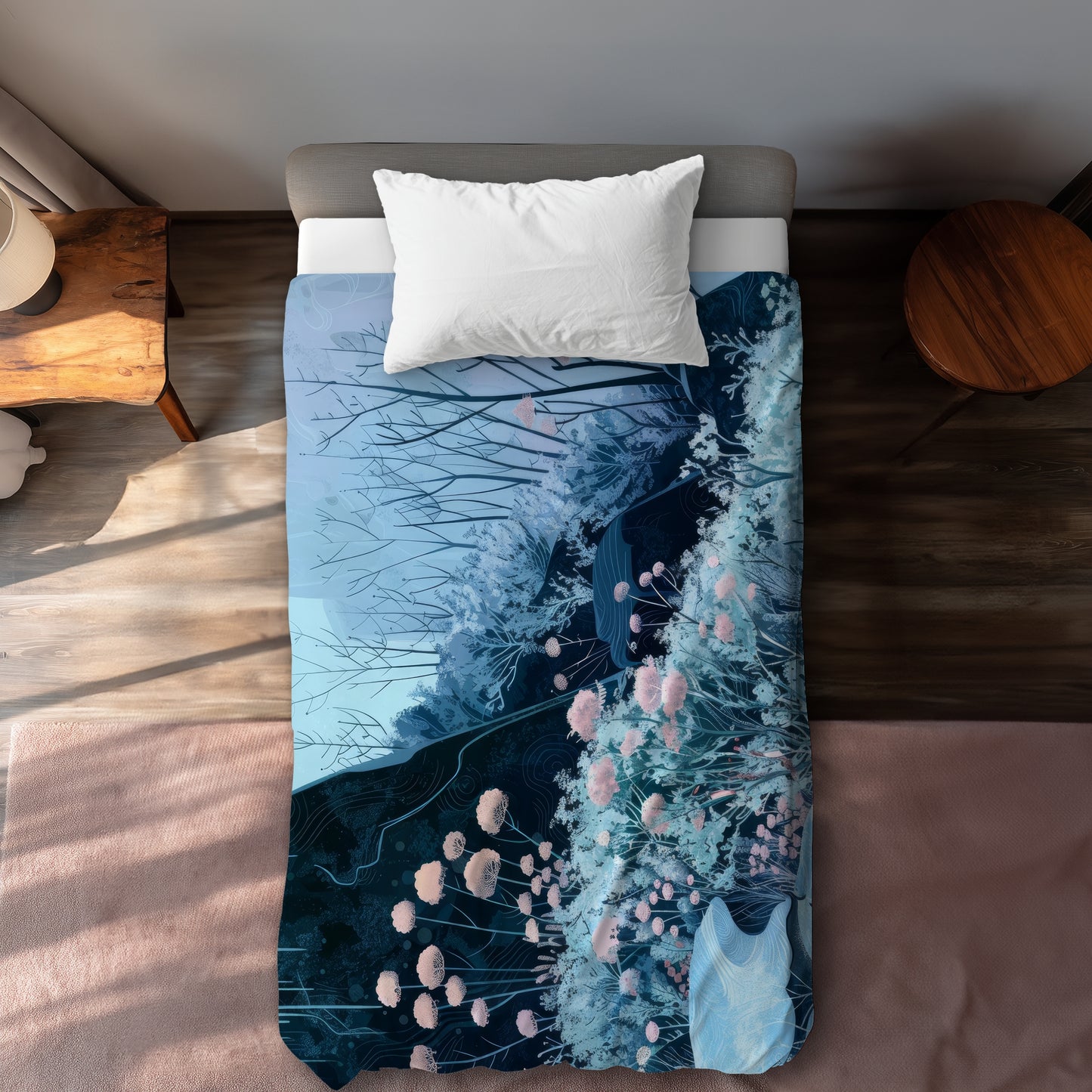 Annual freeze - 88"x88" Duvet Cover