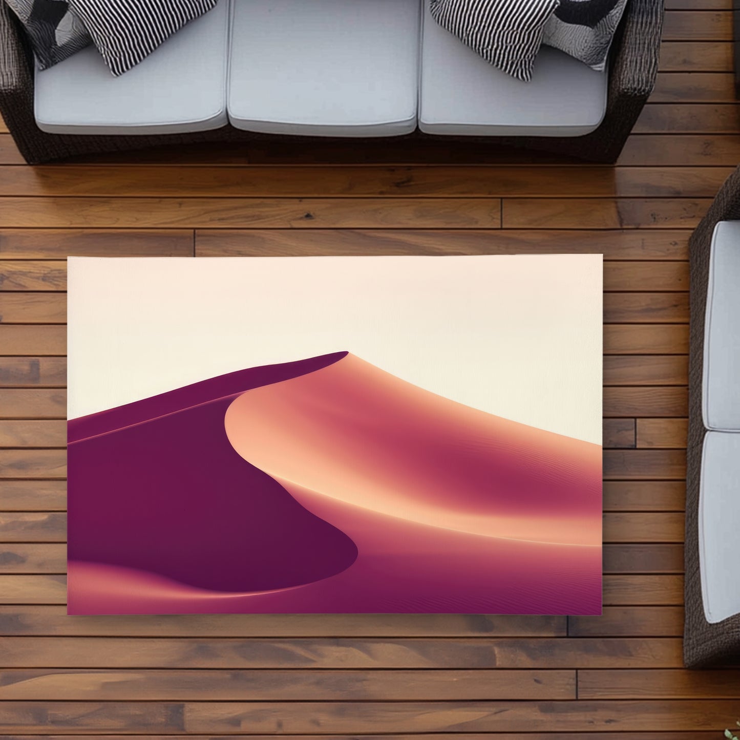 Setting Sands - Purple Outdoor Area Rug for Home Decor