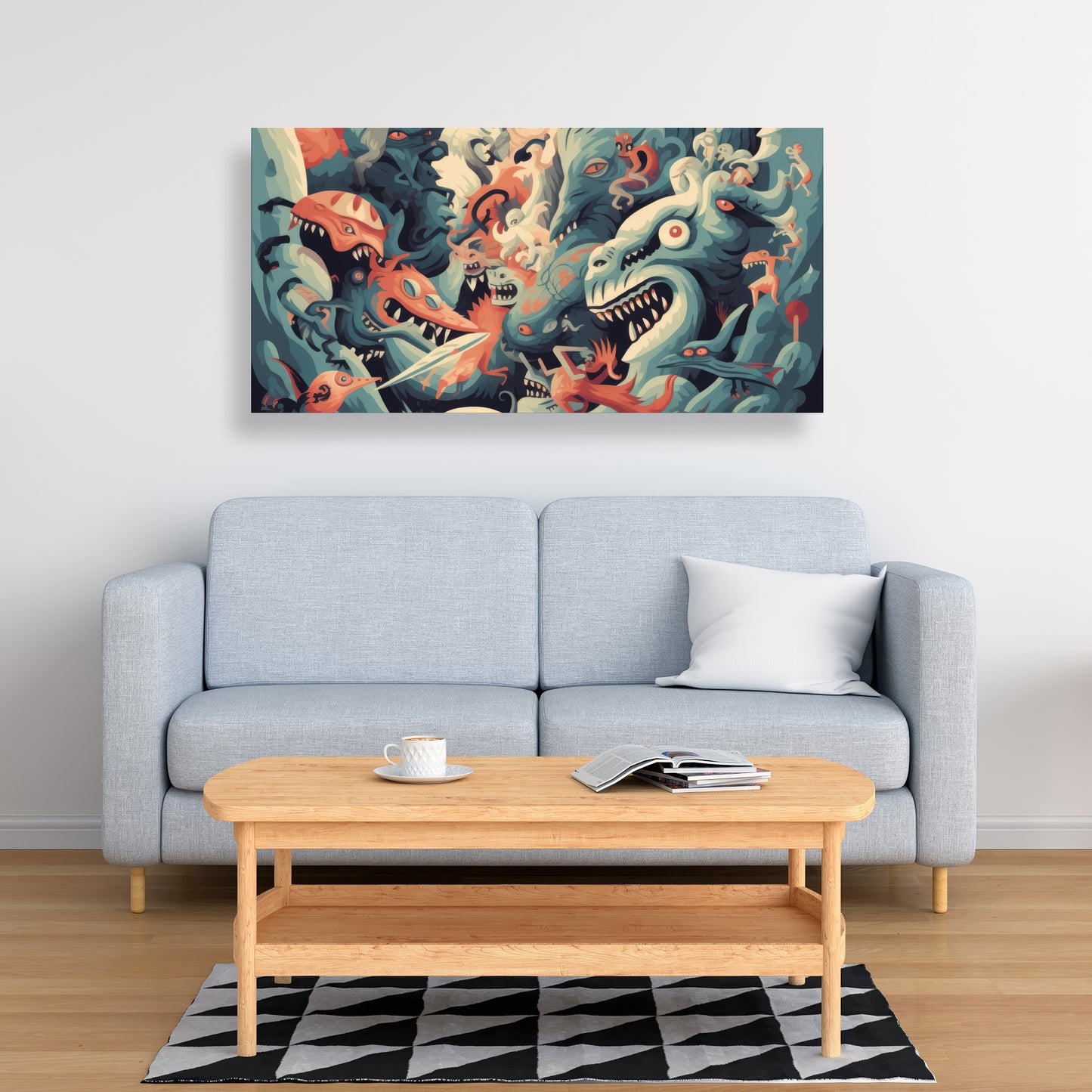 Before time - 32"x32" Canvas