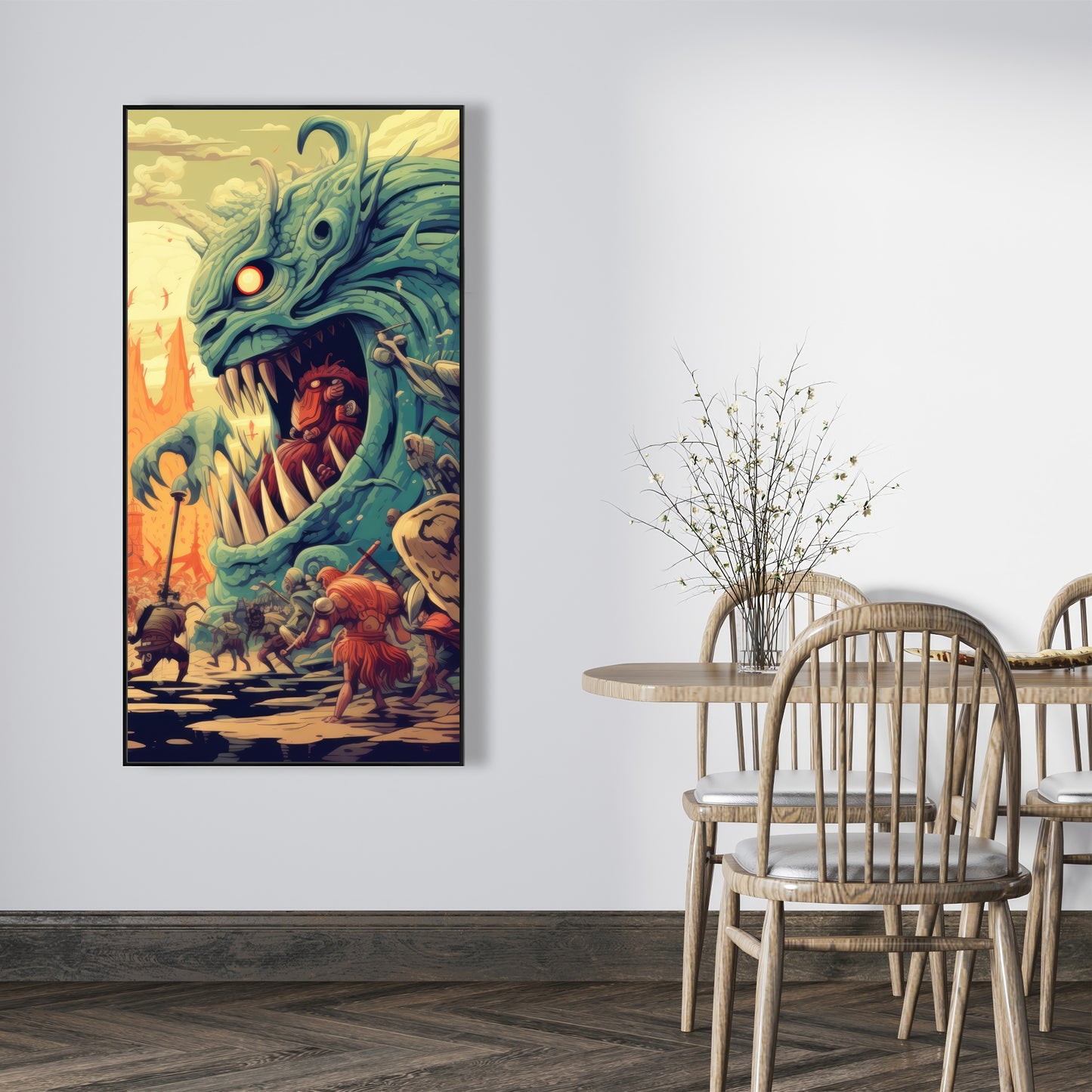 Colossi - 36"x36" Framed canvas