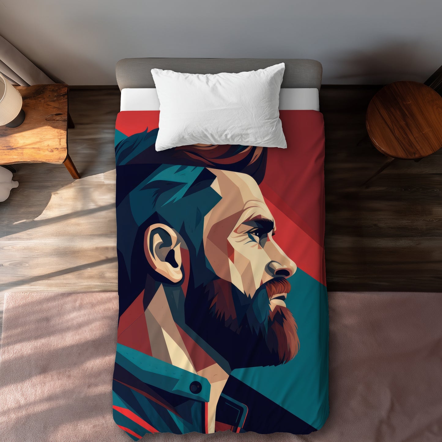 Courageous Turquoise Duvet Cover | Stylish Home Decor