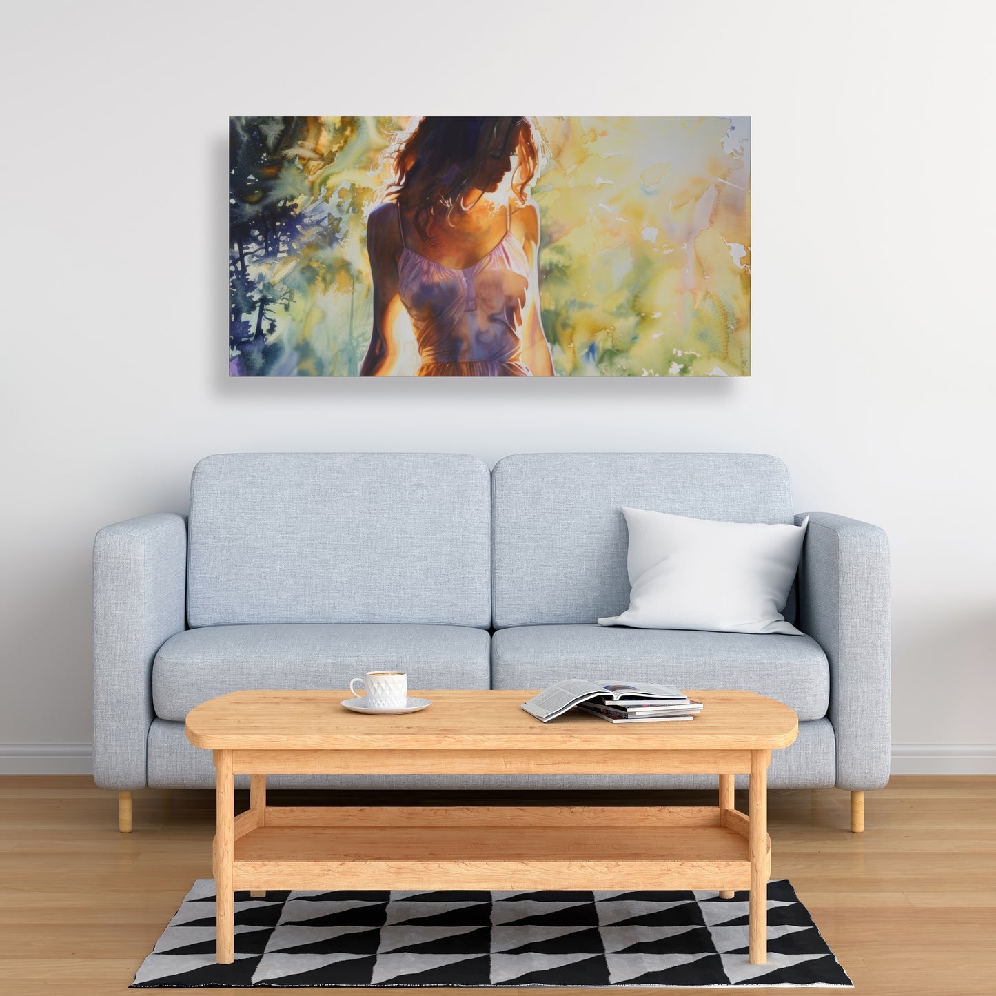 Out of the water - 32"x32" Canvas