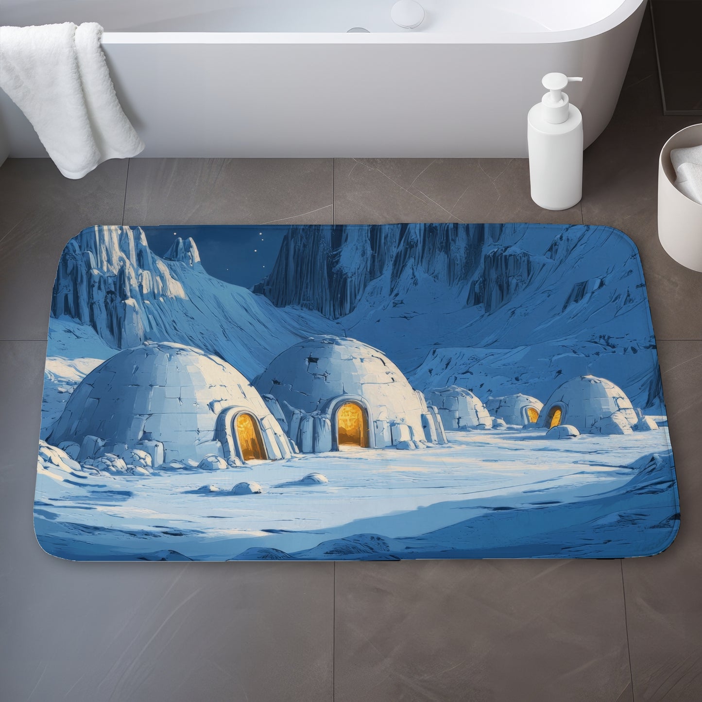 Ice cold - 17"x24" Bath mat