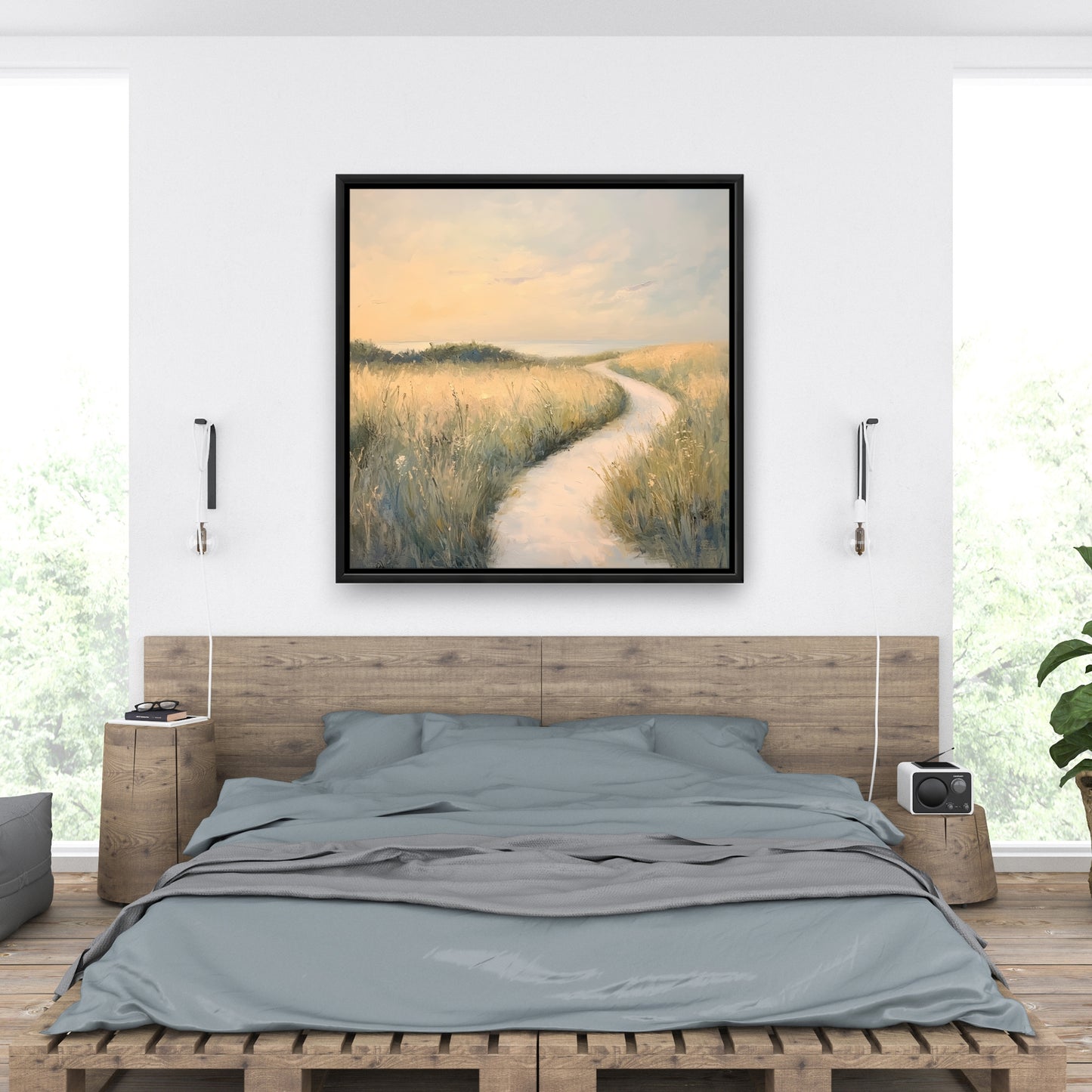 Soft breeze - 24"x24" Framed canvas