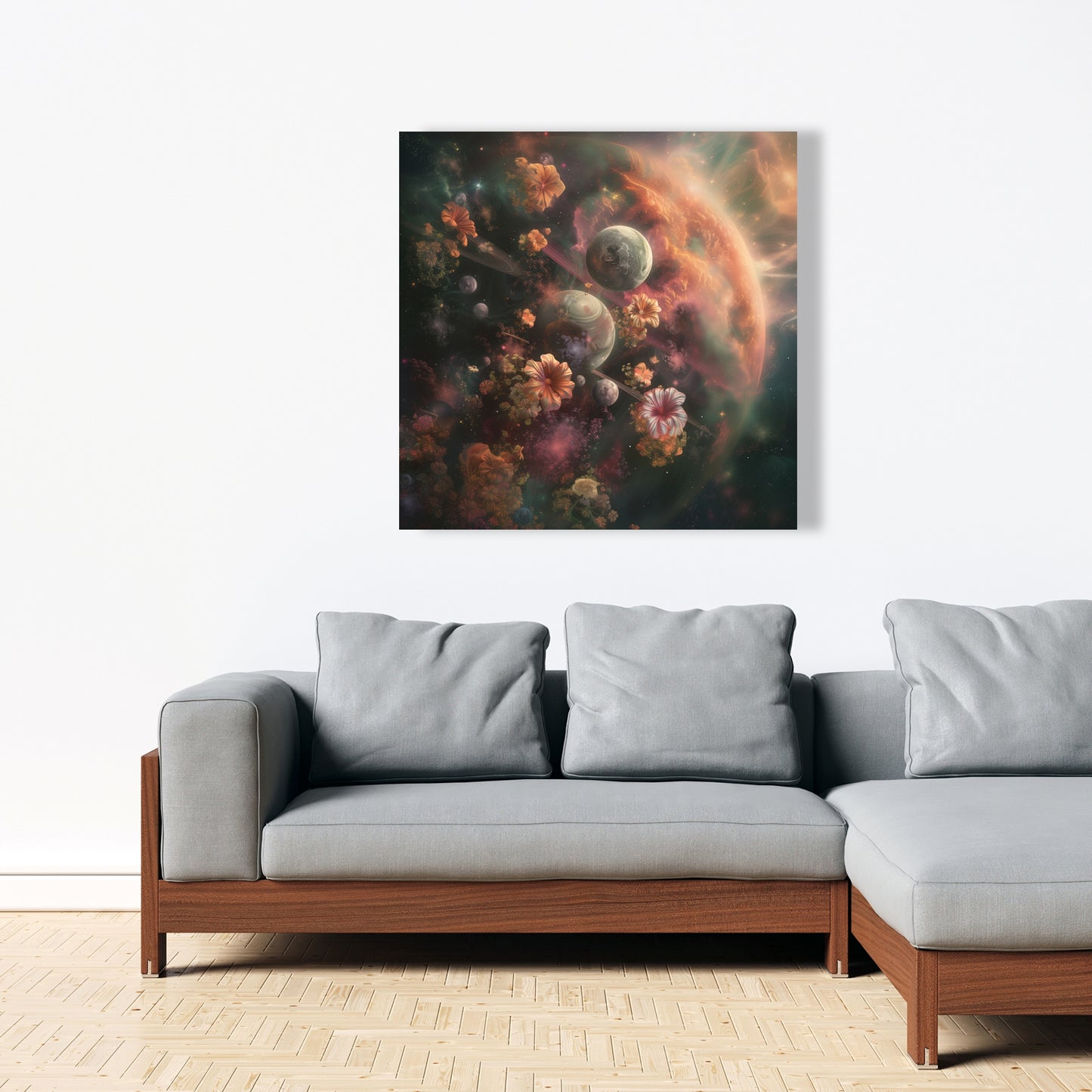 Capturing light - 32"x32" Canvas