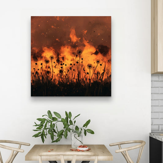 Ablaze - 32"x32" Canvas