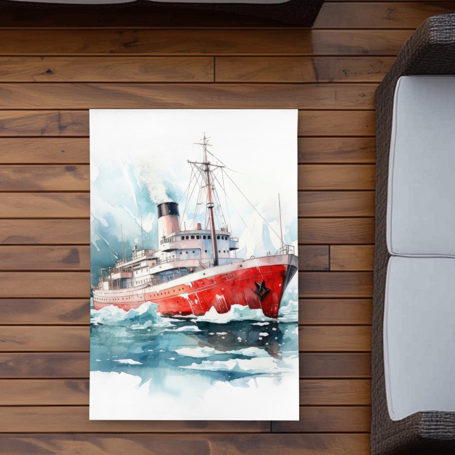 Icebreaker White Outdoor Area Rug - Stylish Home Decor