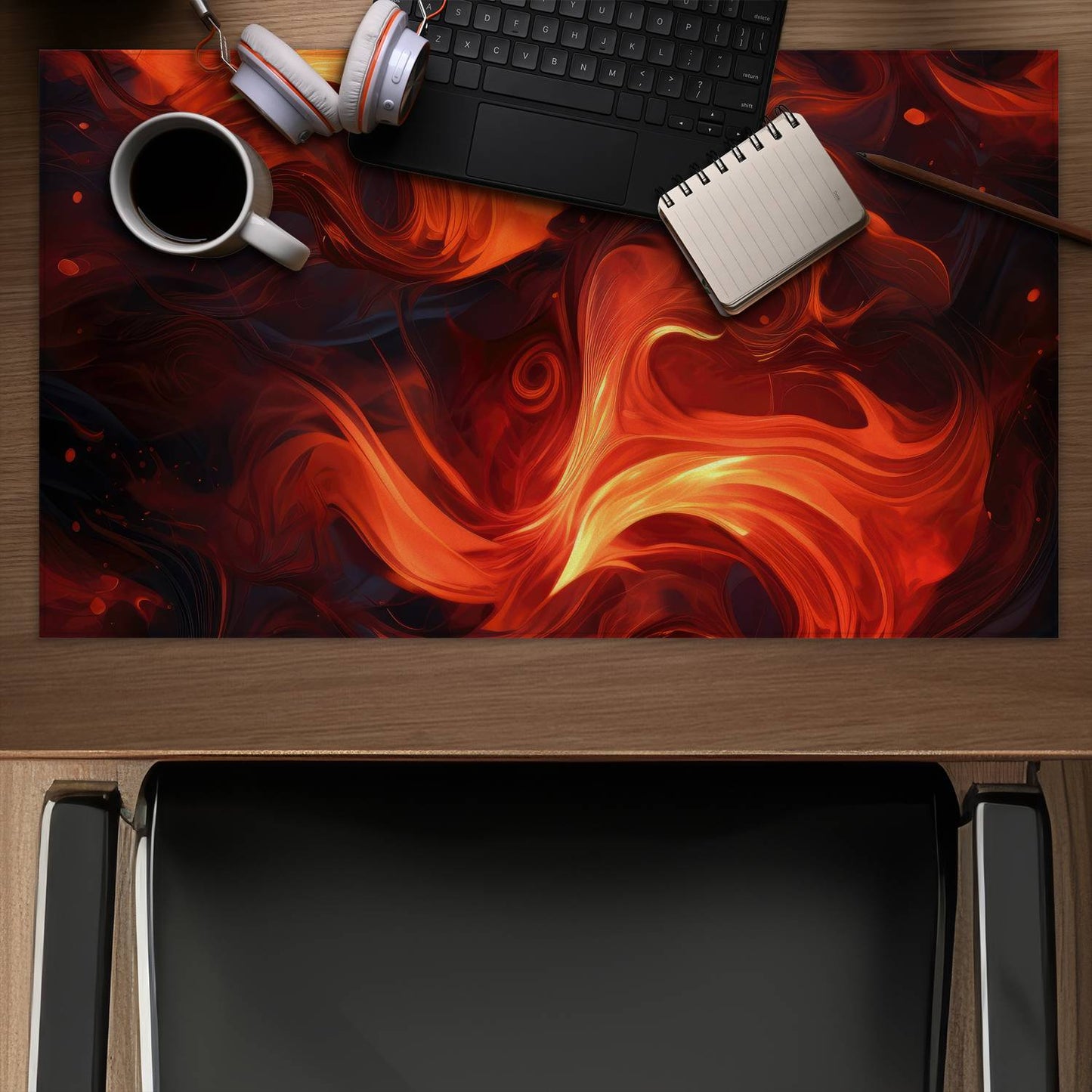 Fires of heck - Desk Mat