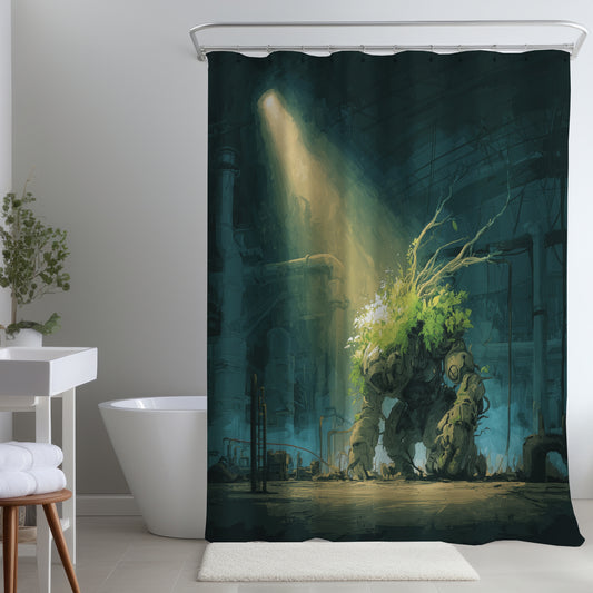 Le rideau de douche Golem | Accent de décoration d'intérieur unique