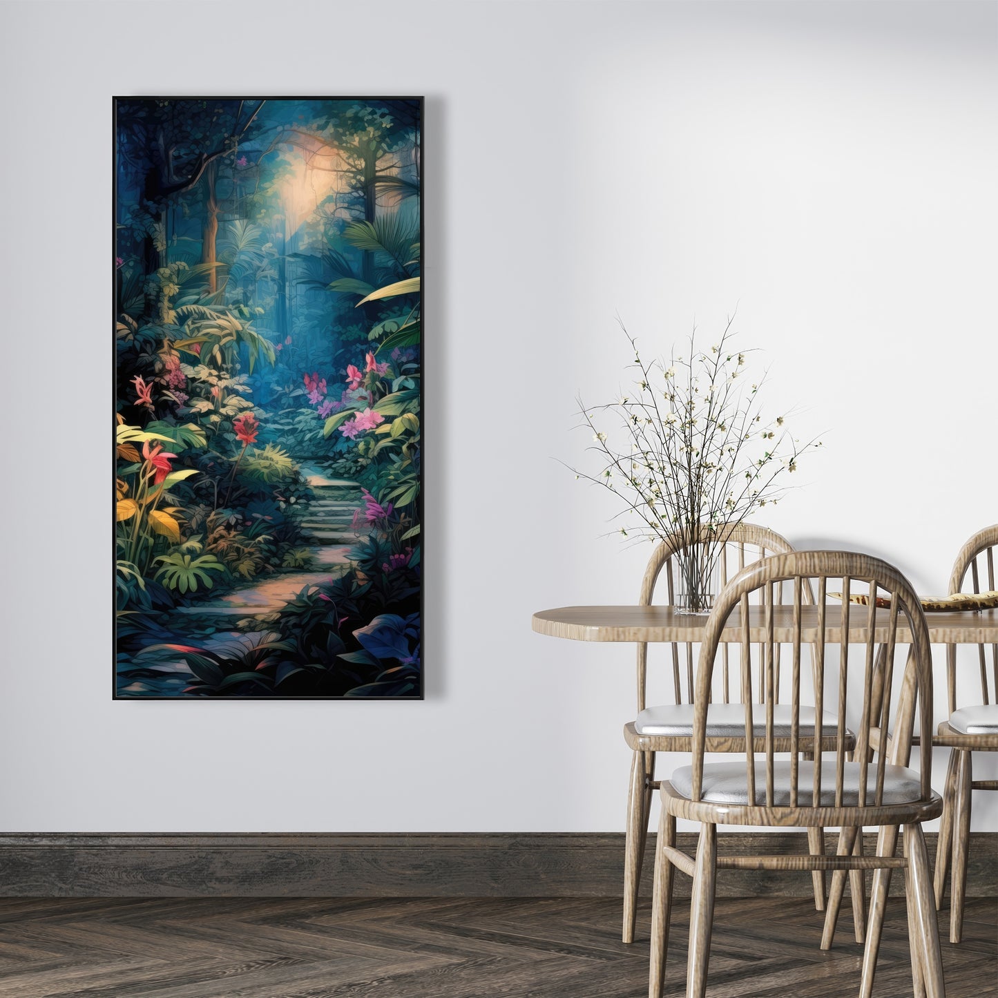 Against all odds - Framed Canvas - Print on demand