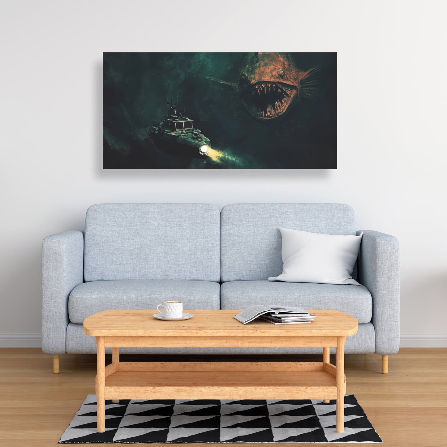 Depths - 32"x32" Canvas