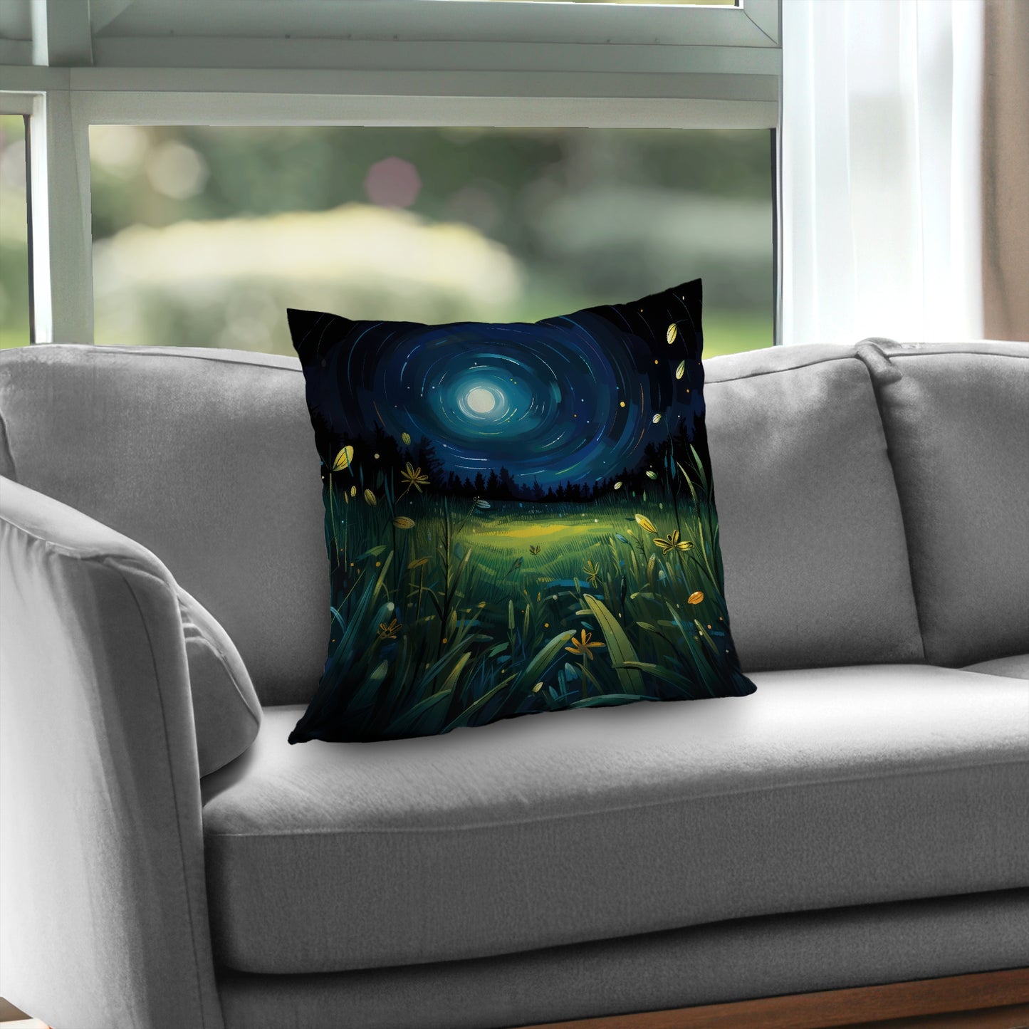 Between grass blades - Throw Pillow
