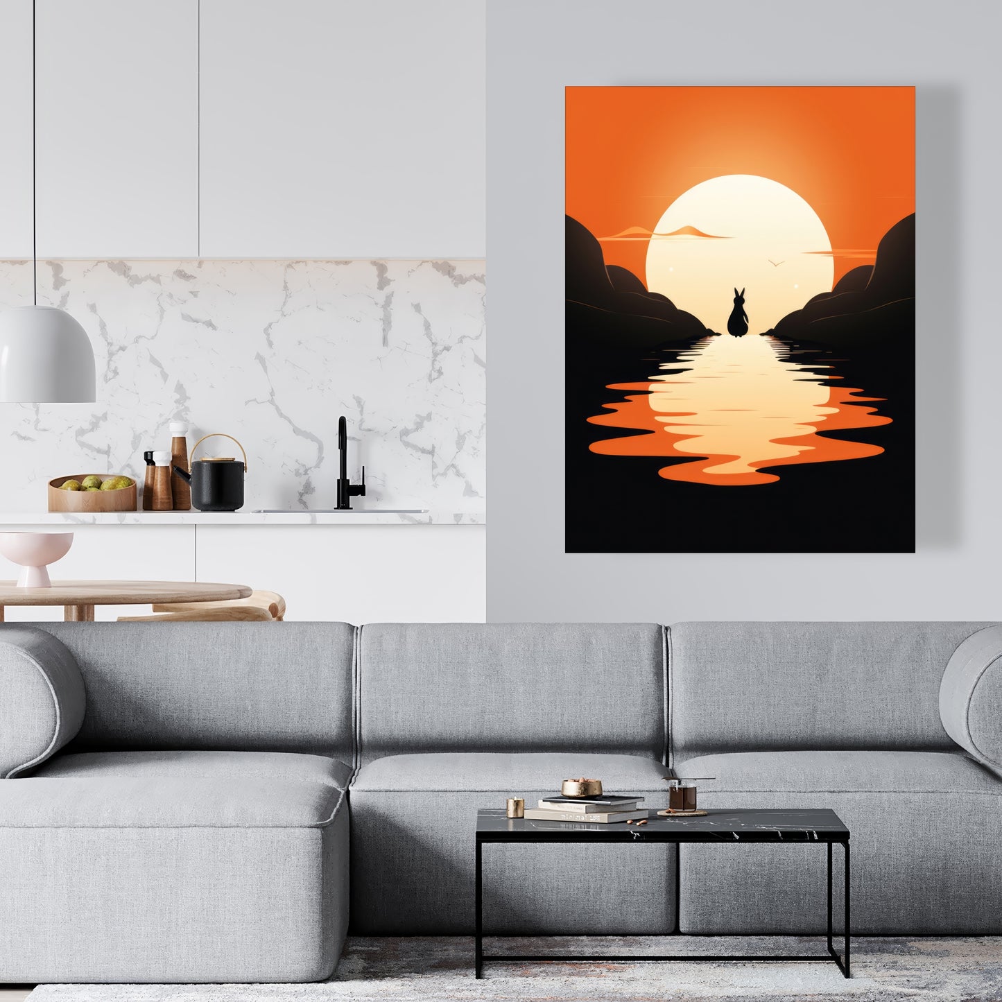 Running away - 32"x32" Canvas