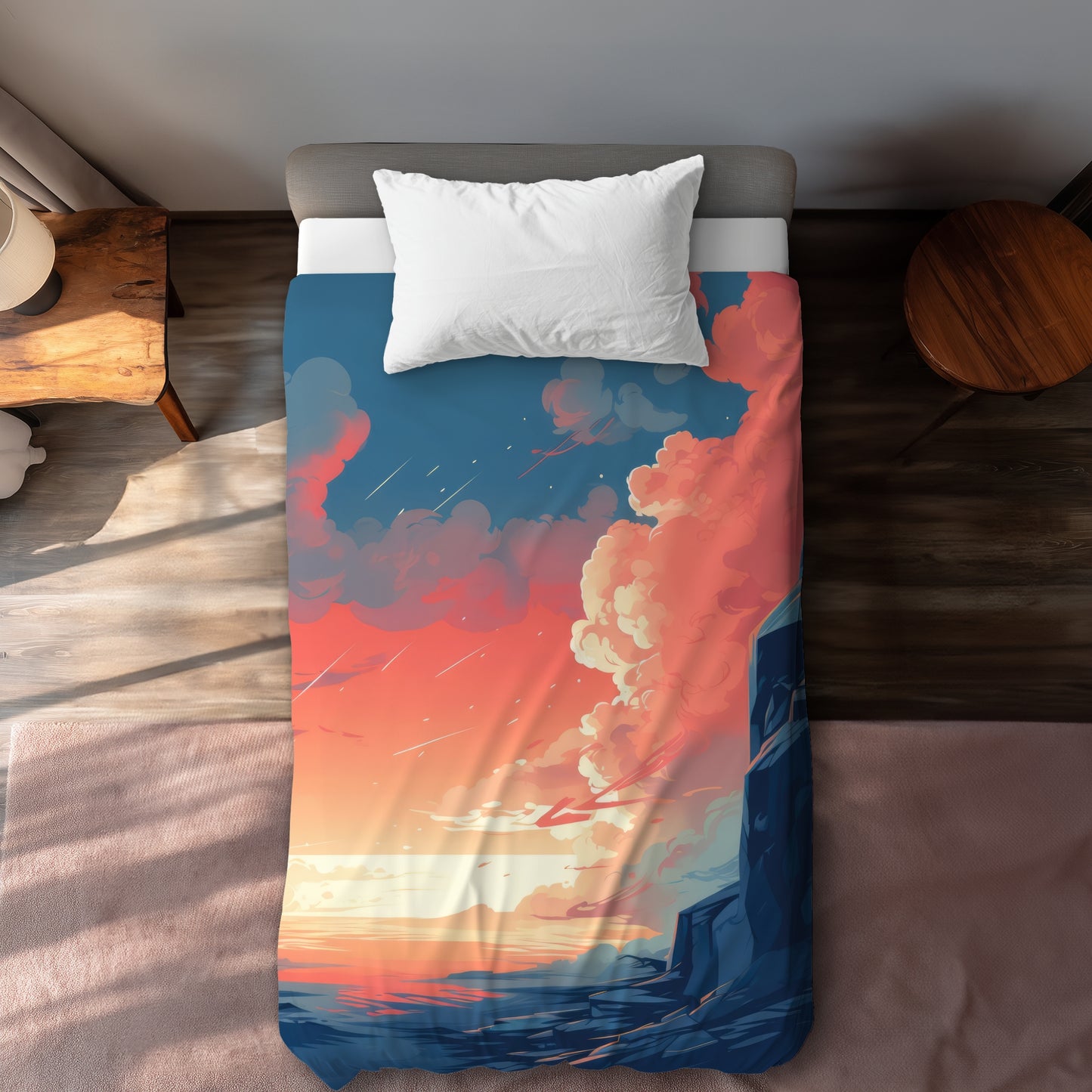 Inspiration Blue Duvet Cover | Elegant Home Decor Accent
