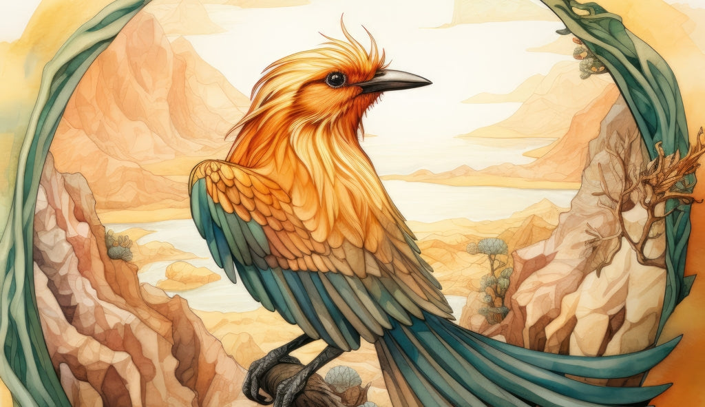 Perched bird - Tablecloth