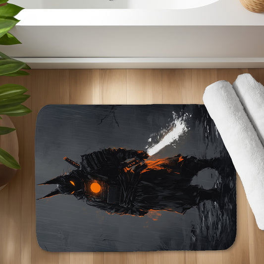 Blazing White Bath Mat - Stylish Home Decor Essential