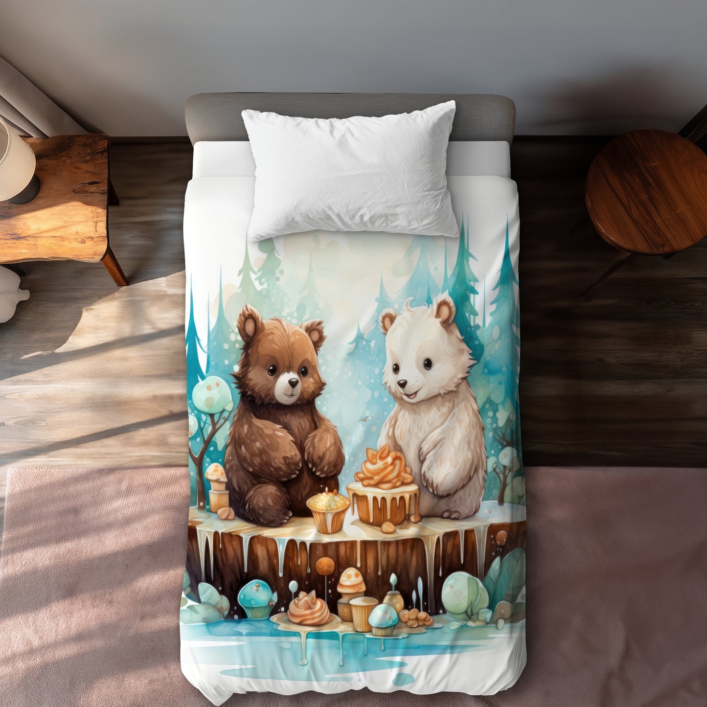Le dessert - Housse de couette 88"x88"