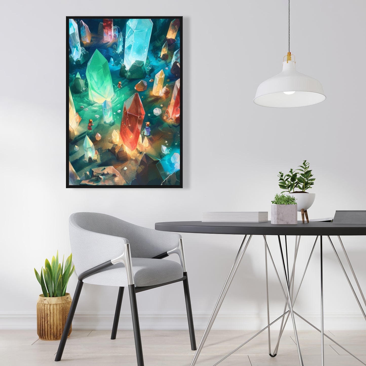 The quest - 36"x36" Framed canvas