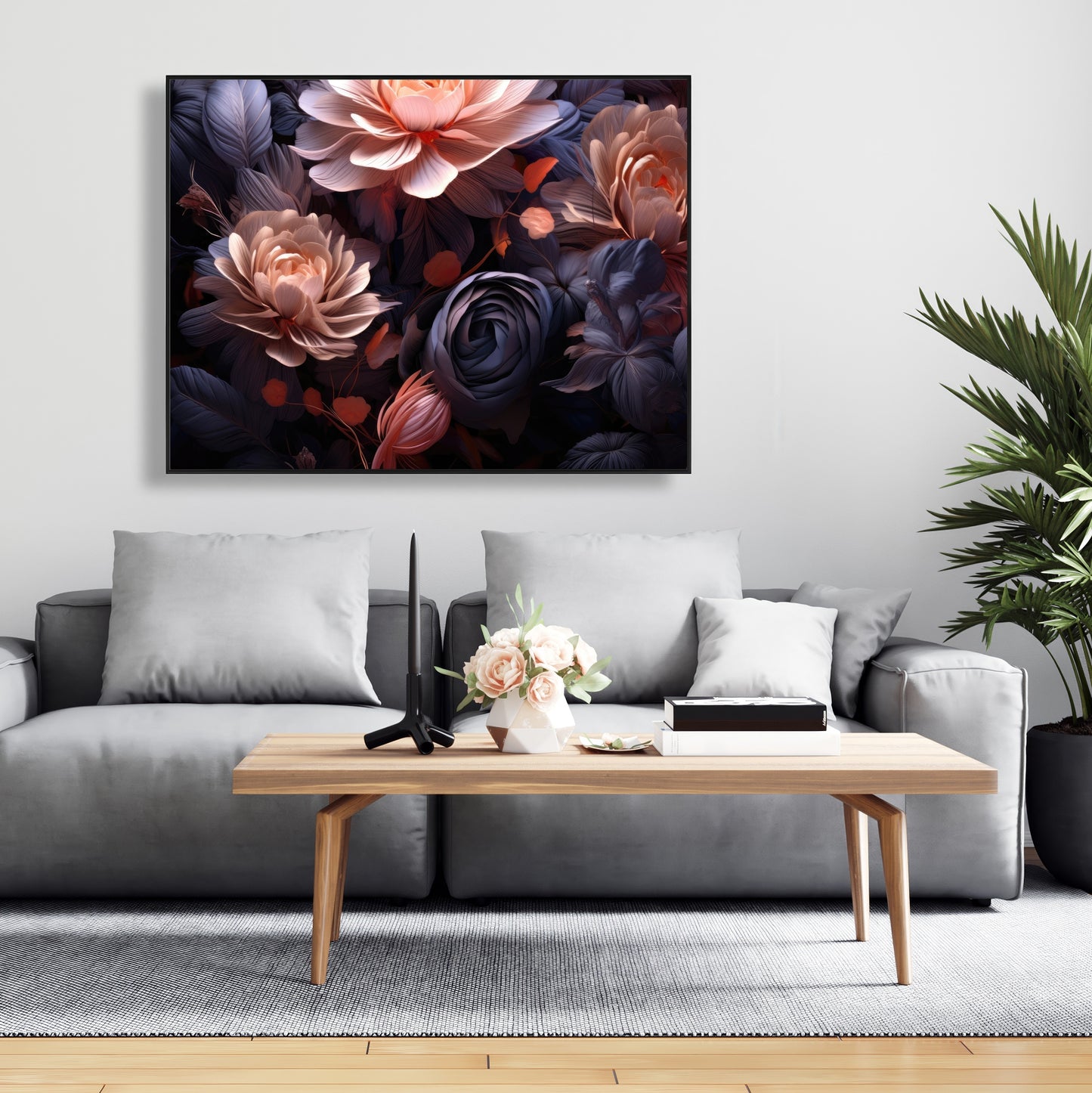 Sublime light - 36"x36" Framed canvas