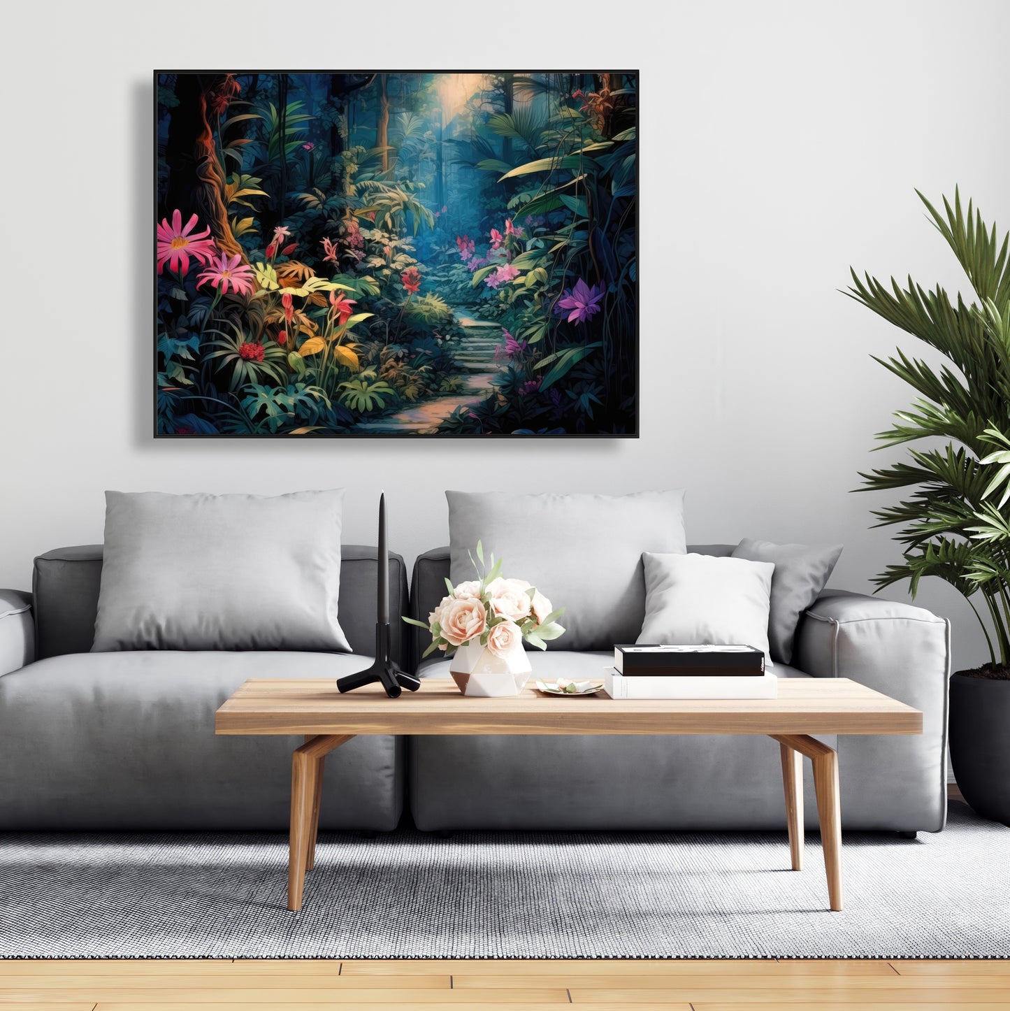 Against all odds - Framed Canvas - Print on demand