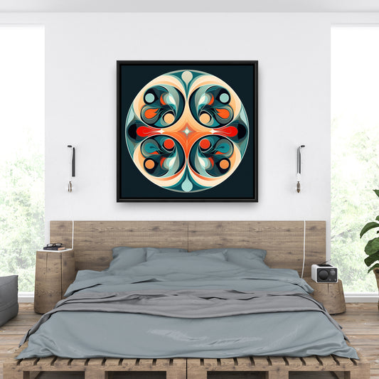 Ouvrir votre esprit - Toile encadrée 36"x36"