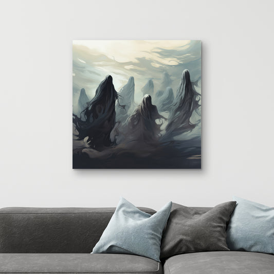 Searching for souls - 32"x32" Canvas