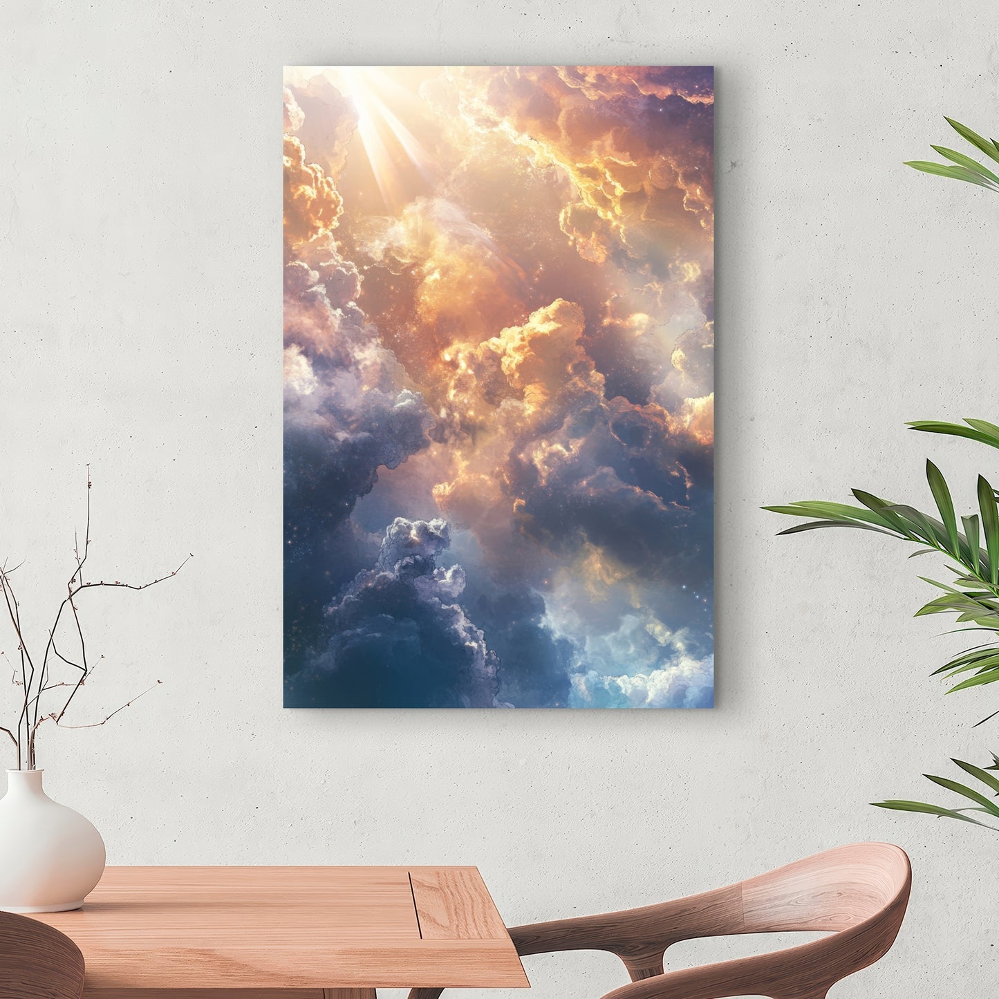 Piercing light - 32"x32" Canvas