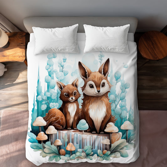 Two pals - 88"x88" Duvet Cover