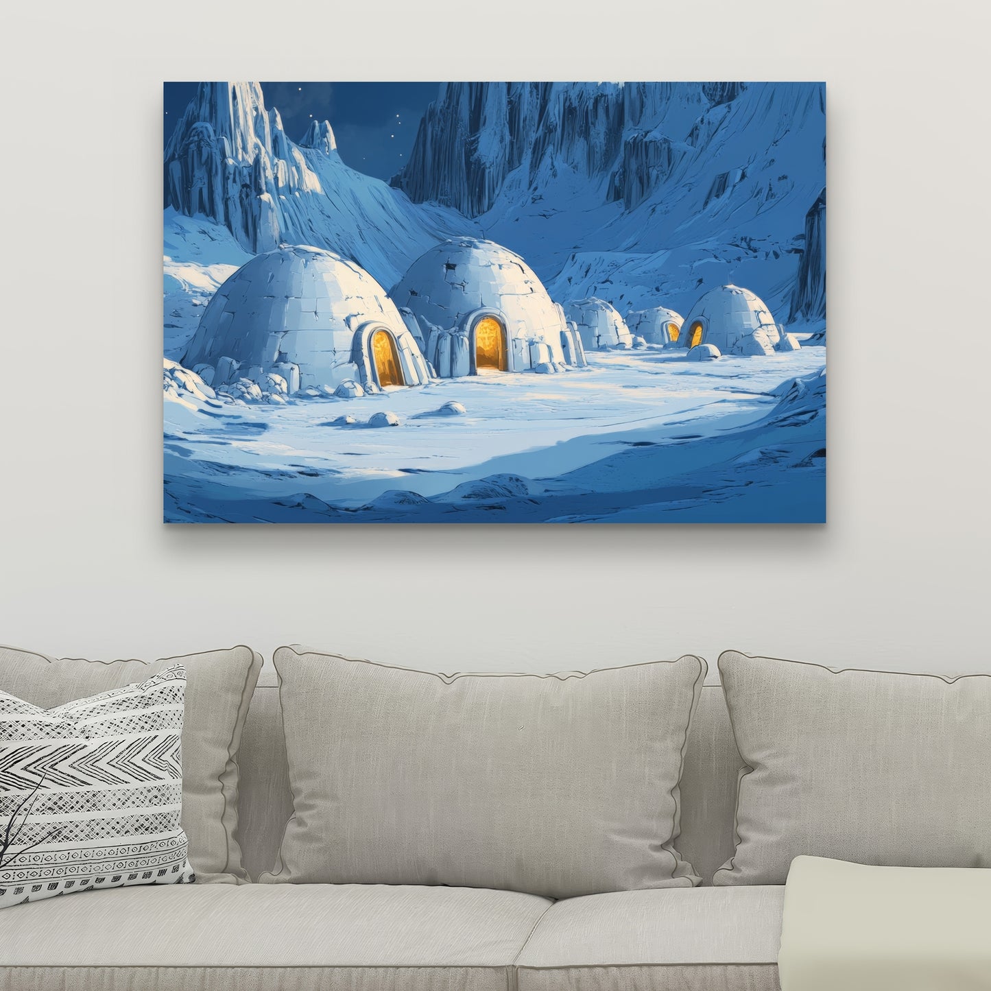 Ice cold - 32"x32" Canvas