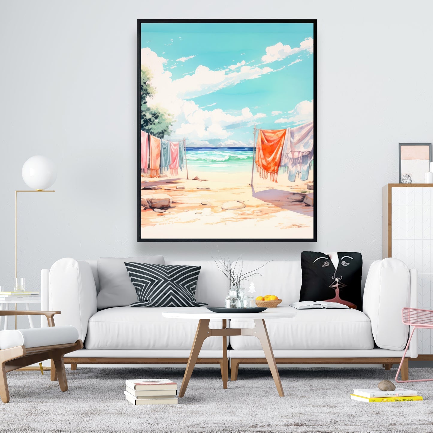 Sunny side - 36"x36" Framed canvas