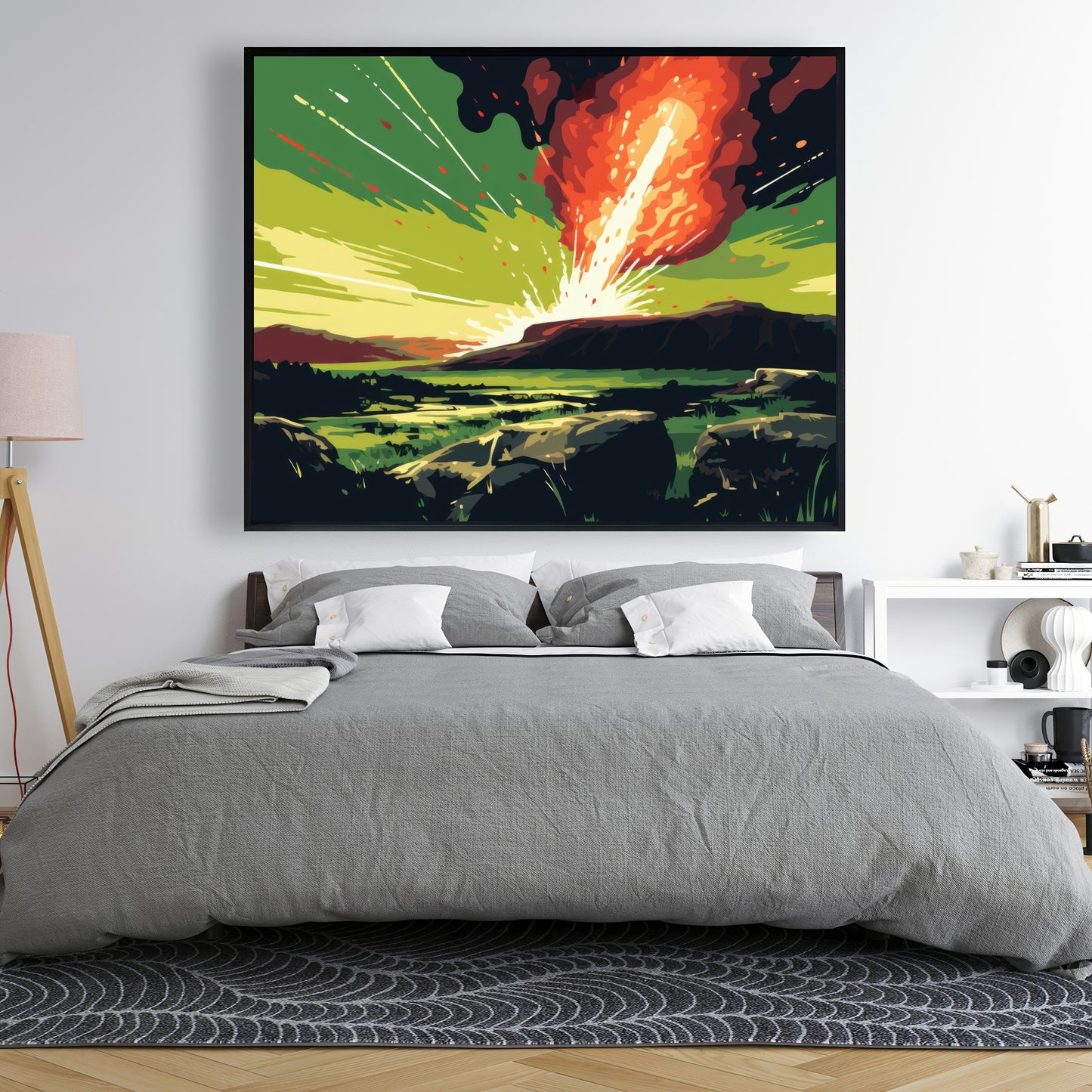 The crash - 36"x36" Framed canvas