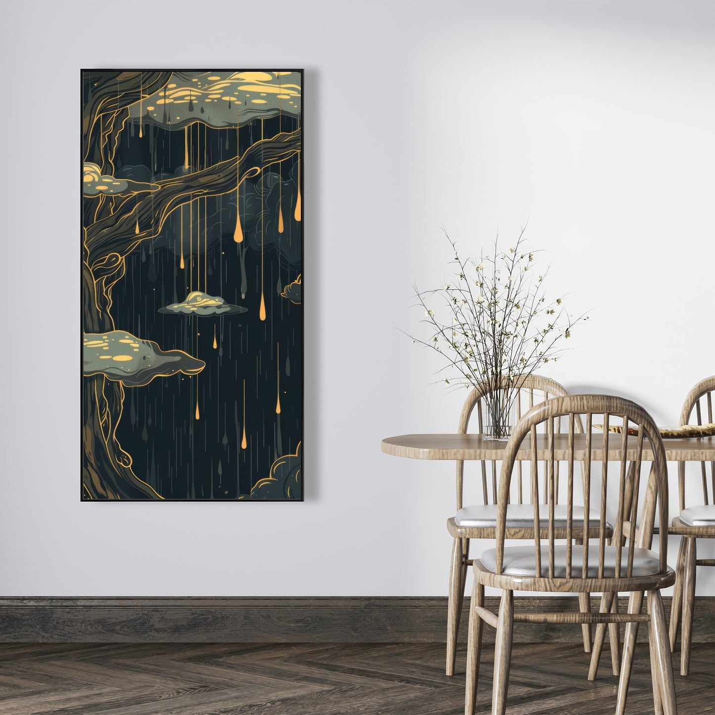 Goopy - 36"x36" Framed canvas