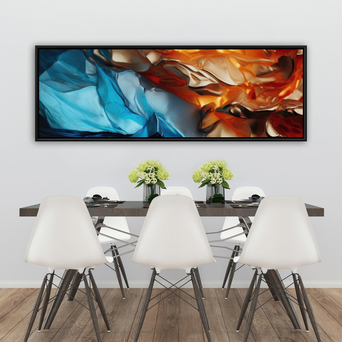 Mineral contrast - 36"x36" Framed canvas