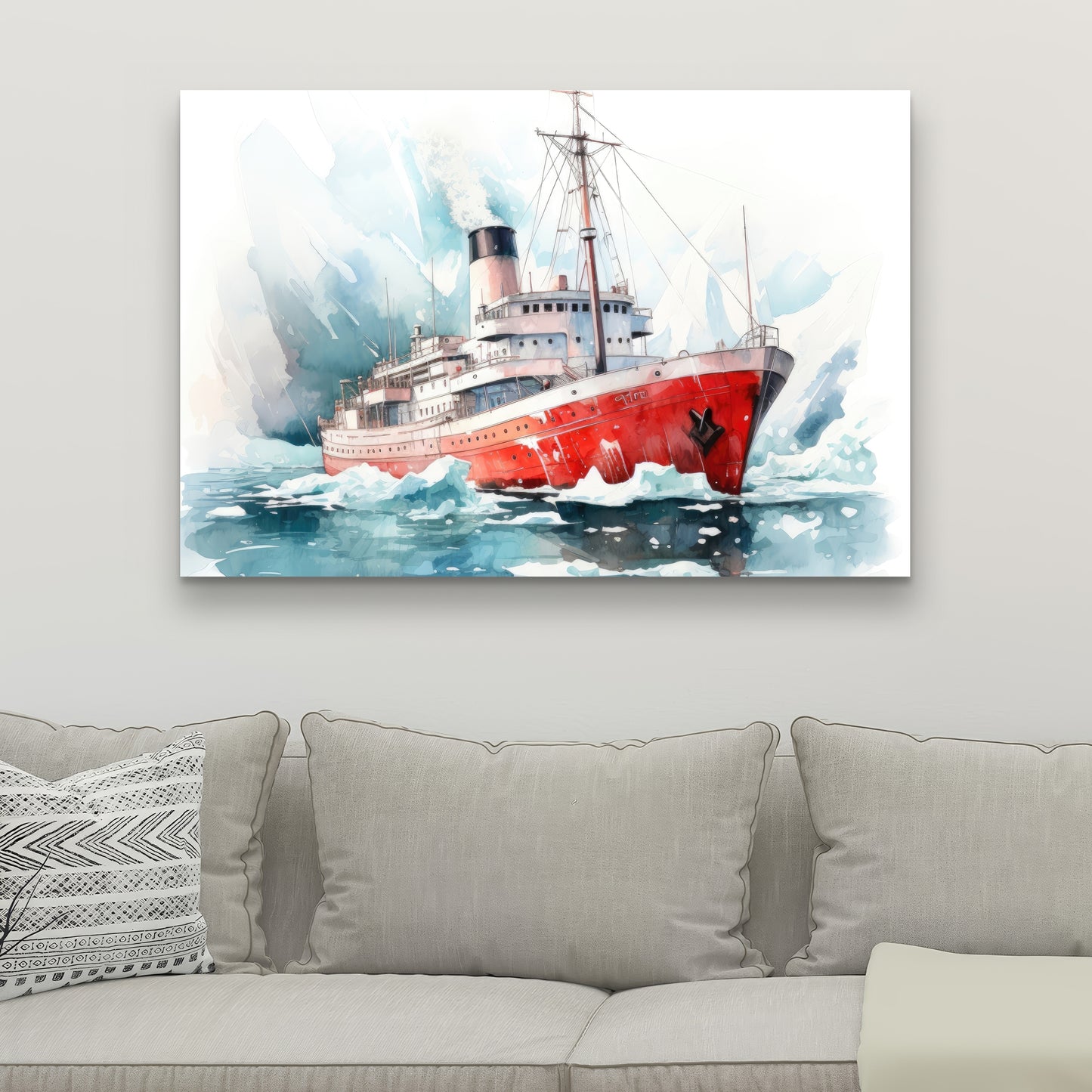 Icebreaker - 32"x32" Canvas