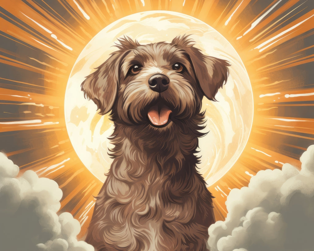 Pupper Brown Braided Polyester Placemat for Home Decor