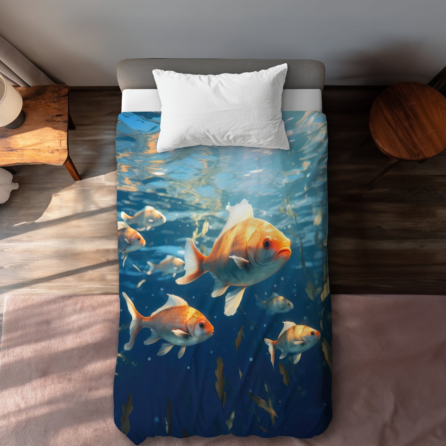 Free flow White Duvet Cover - Elegant Home Decor Essential