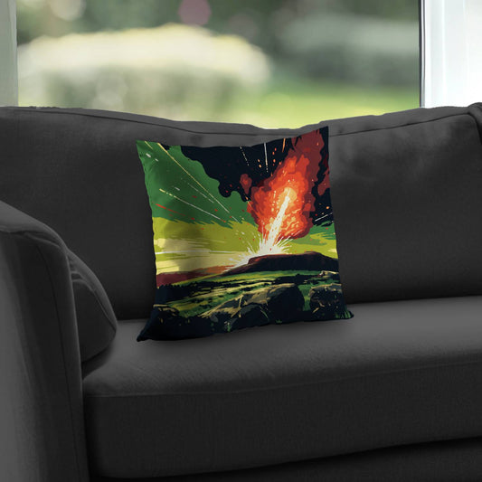 The Crash Poly Twill Throw Pillow - Stylish Home Decor