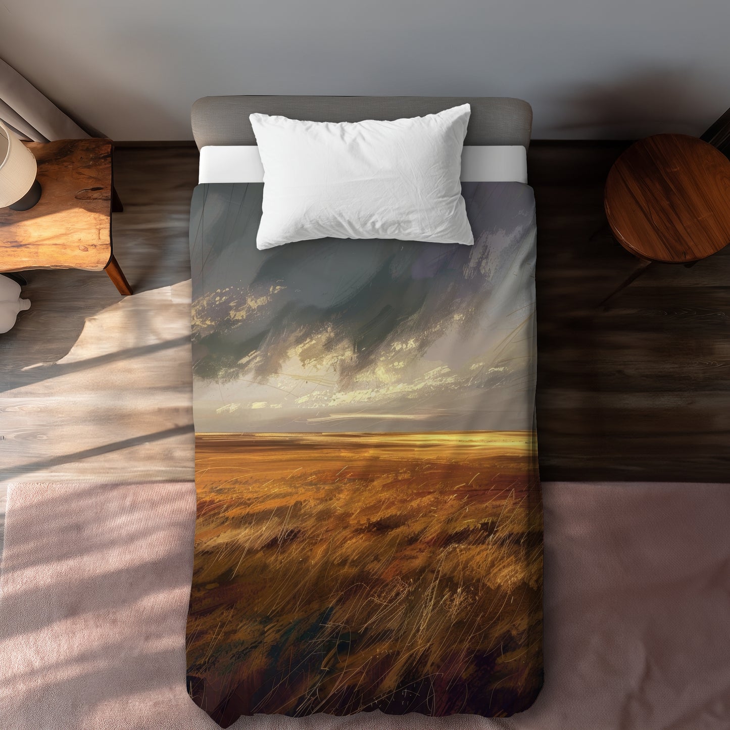 Before the storm Gray Duvet Cover | Stylish Home Decor