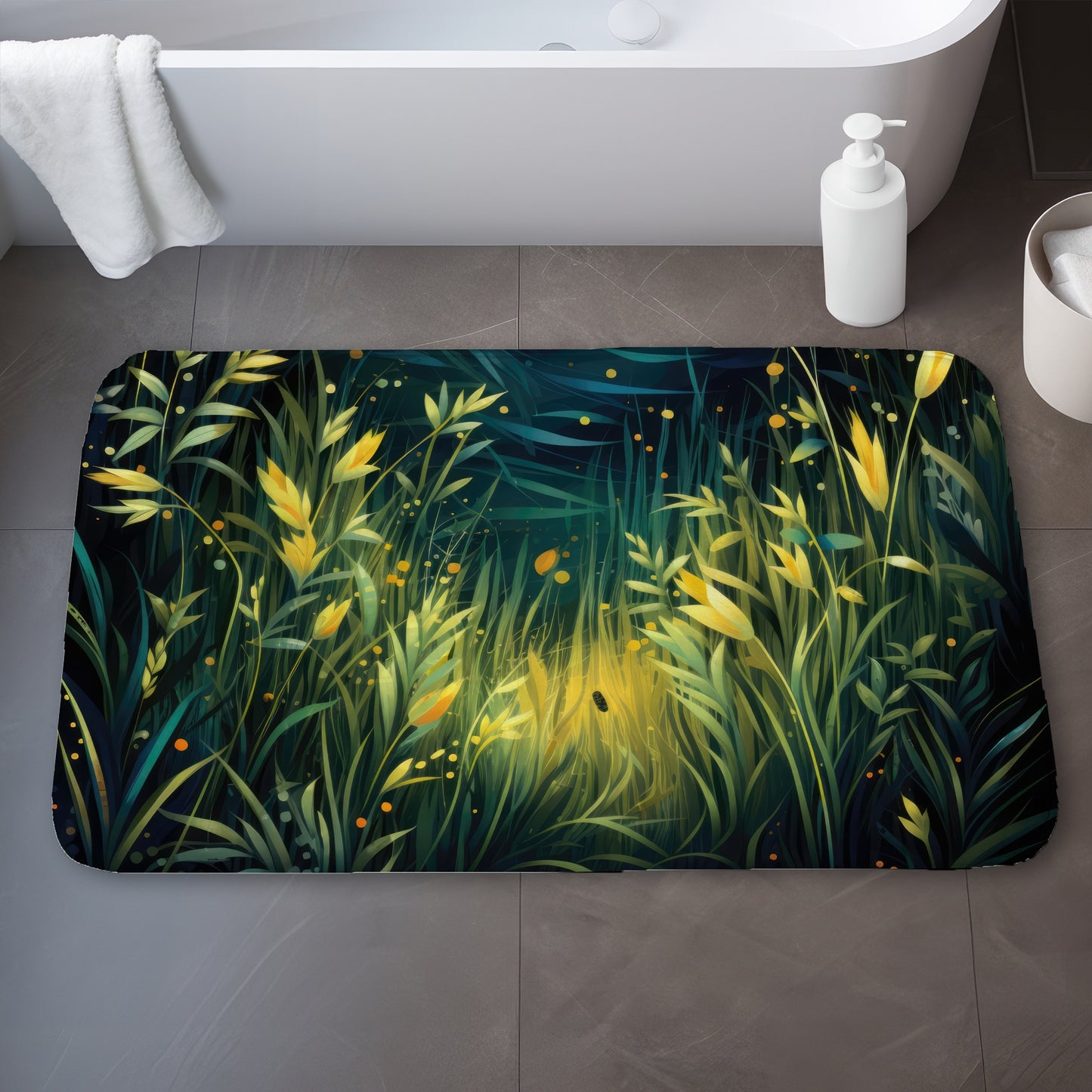 Lit plains - 17"x24" Bath mat