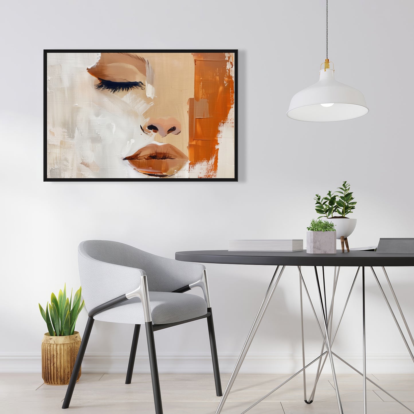 Half - 24"x24" Framed canvas