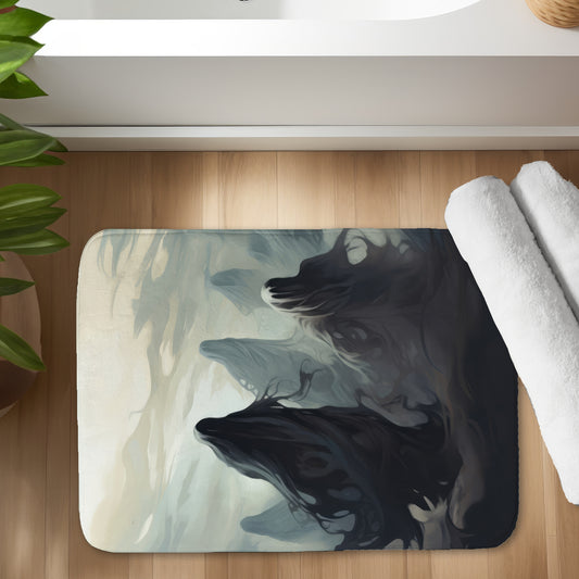 Searching for souls - 17"x24" Bath mat