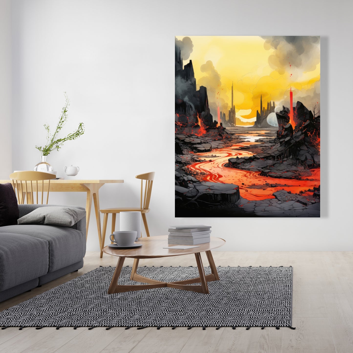 Charred - 32"x32" Canvas