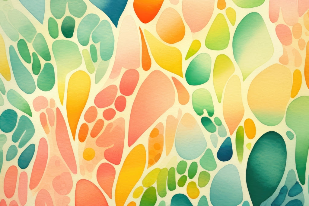 Organic Fruits Turquoise Outdoor Area Rug | Home Decor Essentials