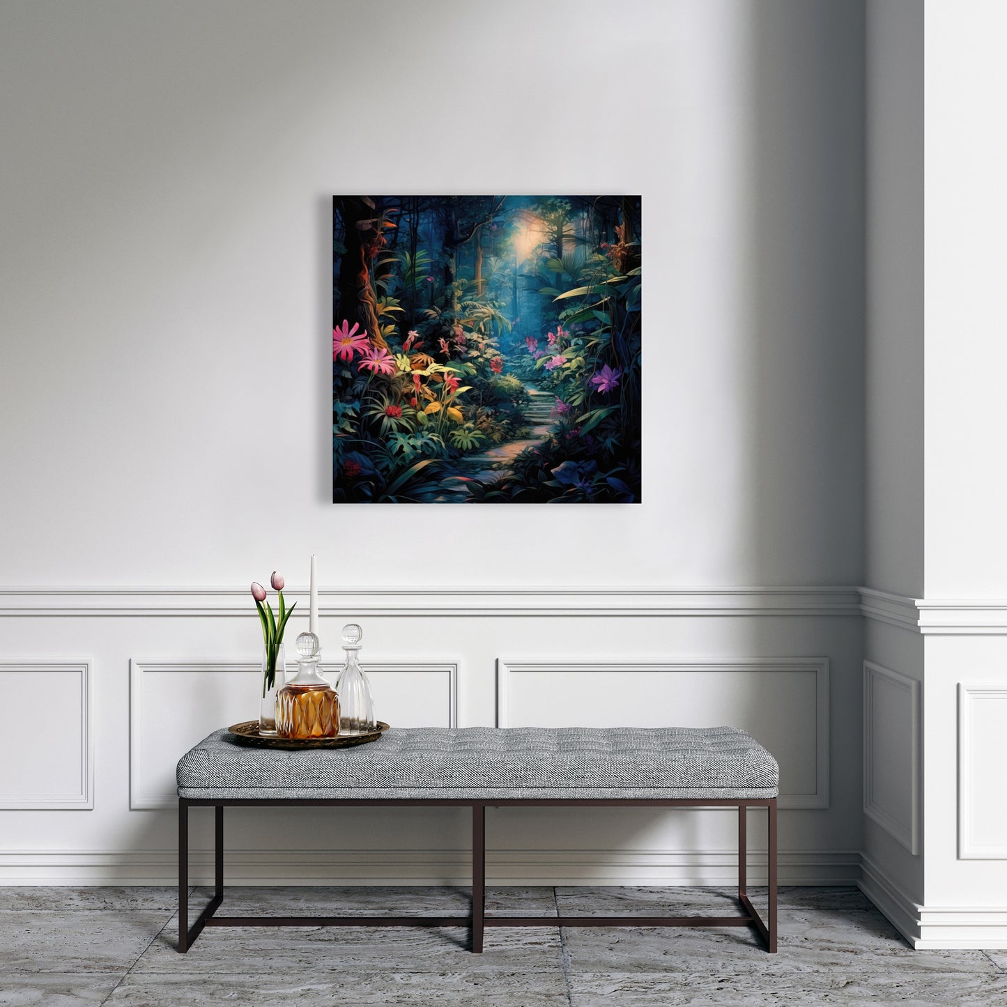 Against all odds - Purple Canvas for Home Decor | Unique Art