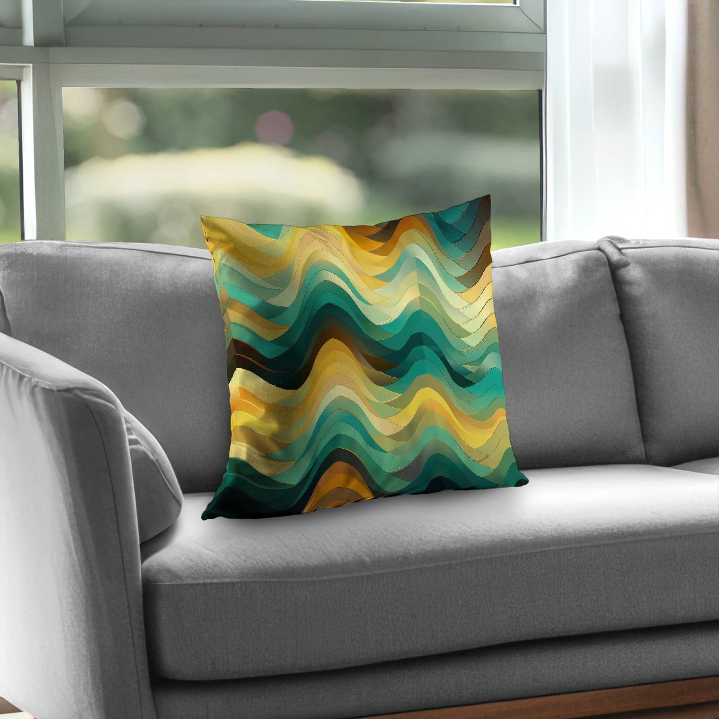 Jagged luxury - Throw Pillow