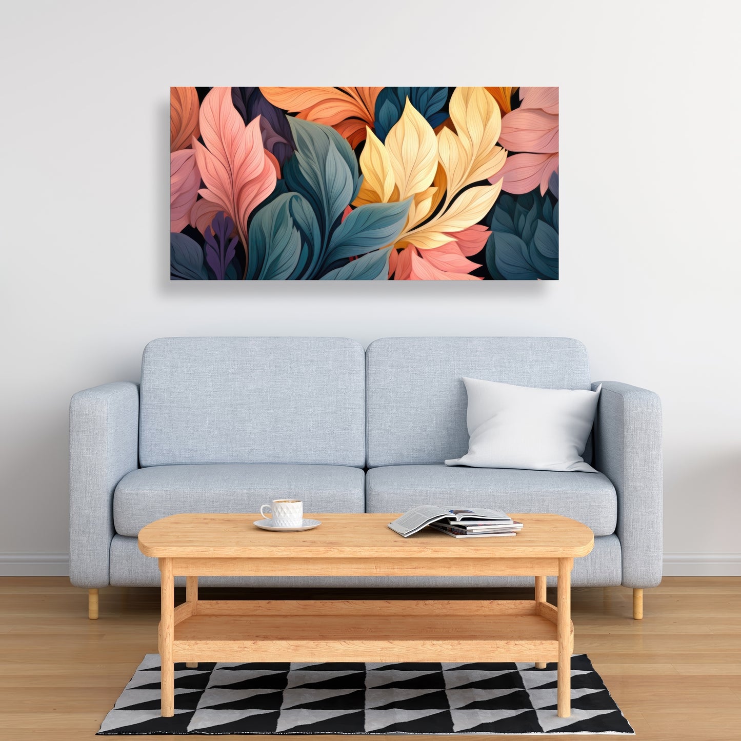 Pastel Bloom - Yellow Canvas Art for Home Decor | Brighten Up